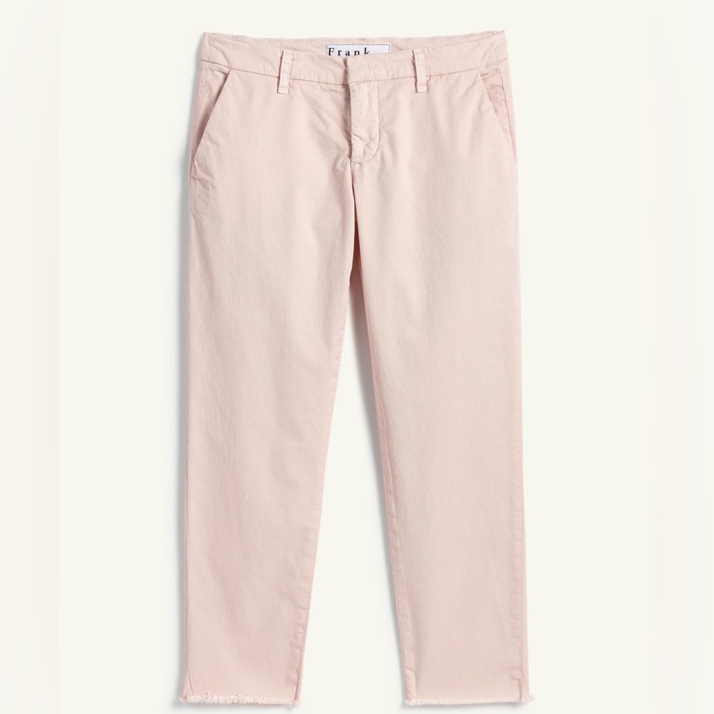 Frank & Eileen Pink Straight Leg Pants Lightweight Casual - Picture 2 of 7